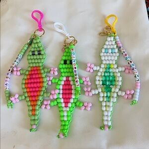 Colorful Beaded Keychains